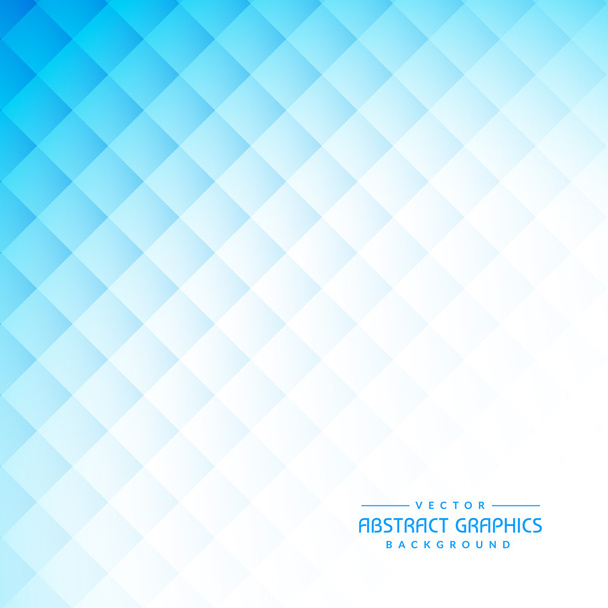 clean abstract blue background with diamond shapes - Vector, Image
