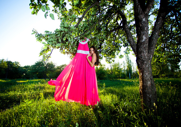 kadın ve elbise - Fotoğraf, Görsel