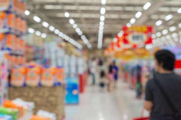 Blur Store a vásárlás a szupermarketben - Fotó, kép