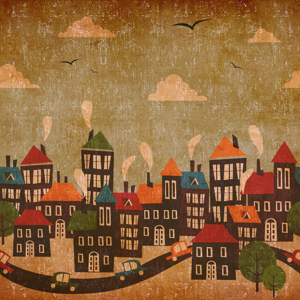 Abstract city vintage background - Foto, immagini