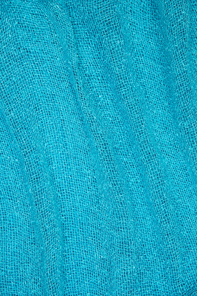 Fondo de textura de bufanda de seda azul
 - Foto, Imagen