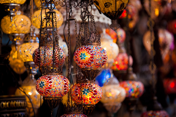 Türkische dekorative bunte Lampen - Foto, Bild