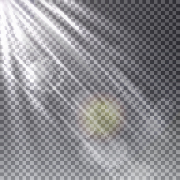 ベクトル透明太陽光特殊レンズフレアライト効果. - ベクター画像