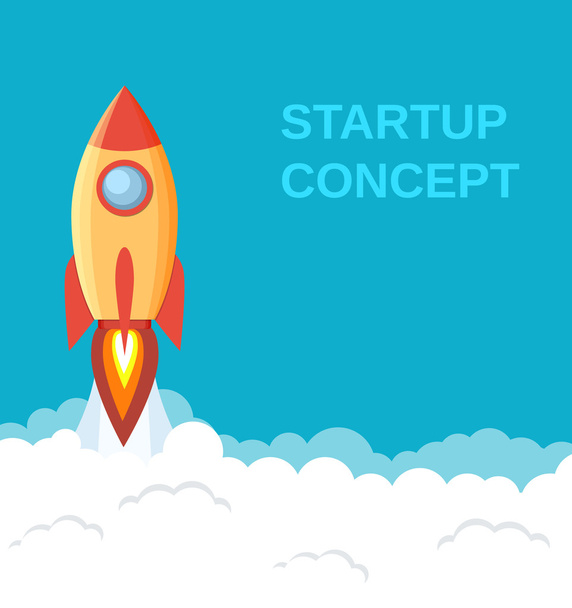 Start up concept flat style. - Vector, Image