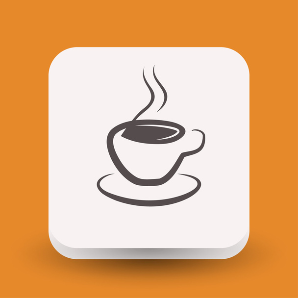 Pictograph of cup concept icon - Vector, Imagen