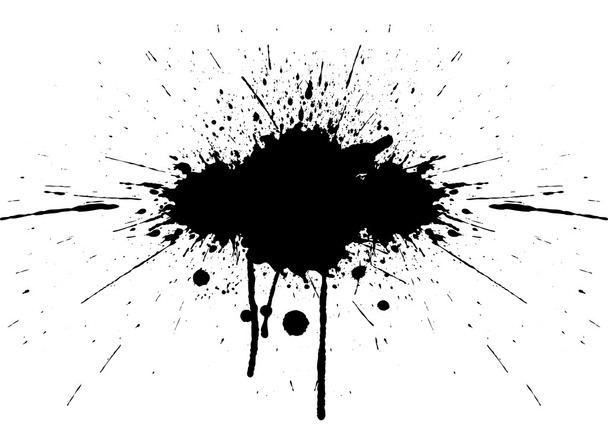 διάνυσμα πιτσιλίσματα μαύρο χρώμα φόντου. illustraitttion - Διάνυσμα, εικόνα