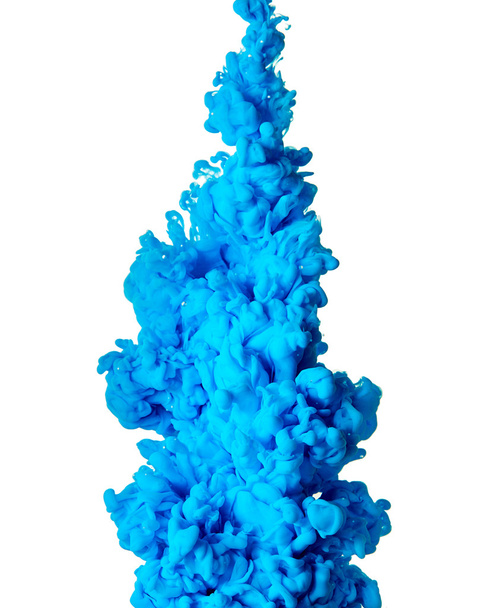 Humo azul abstracto
 - Foto, Imagen
