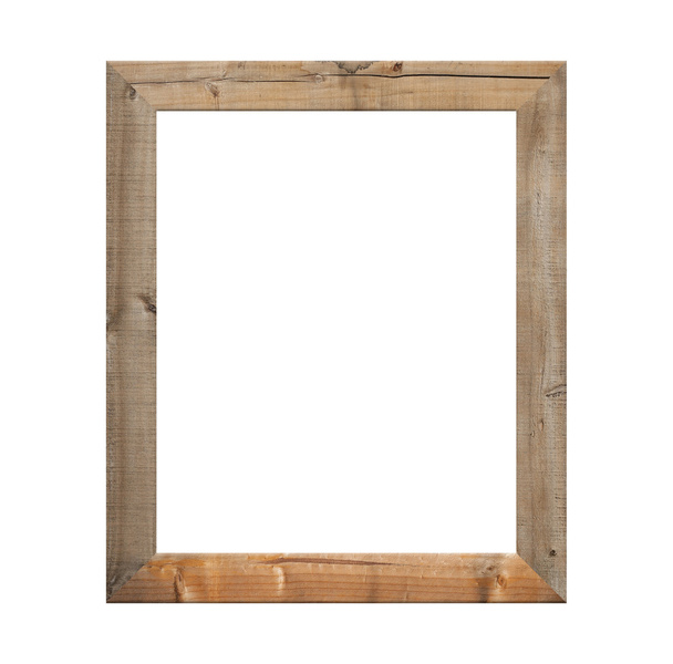 Old wooden frame isolated. - Photo, Image