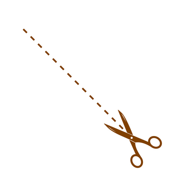The scissors icon  - Vector, Image