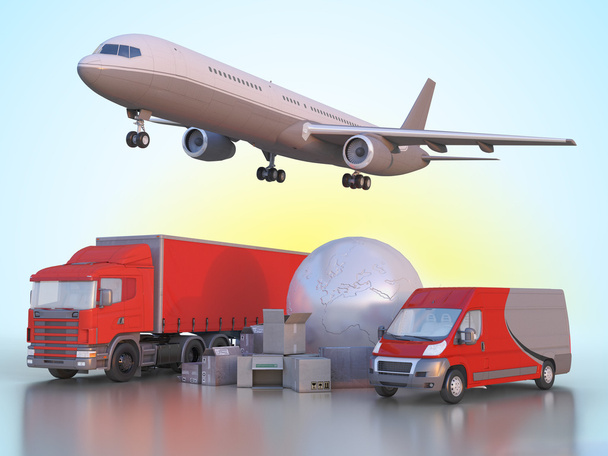 entrega y transporte de mercancías en cualquier parte del mundo
 - Foto, imagen