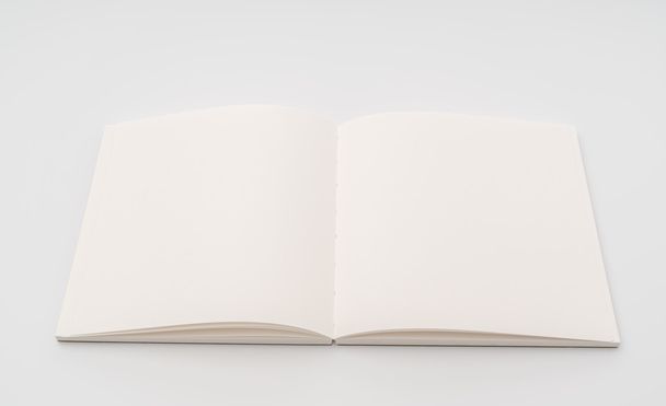 Blank catalog,brochure, magazines,book mock up on white backgrou - Φωτογραφία, εικόνα