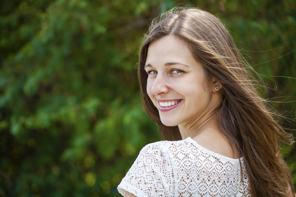 Portrait of beautiful young happy woman  - Photo, Image