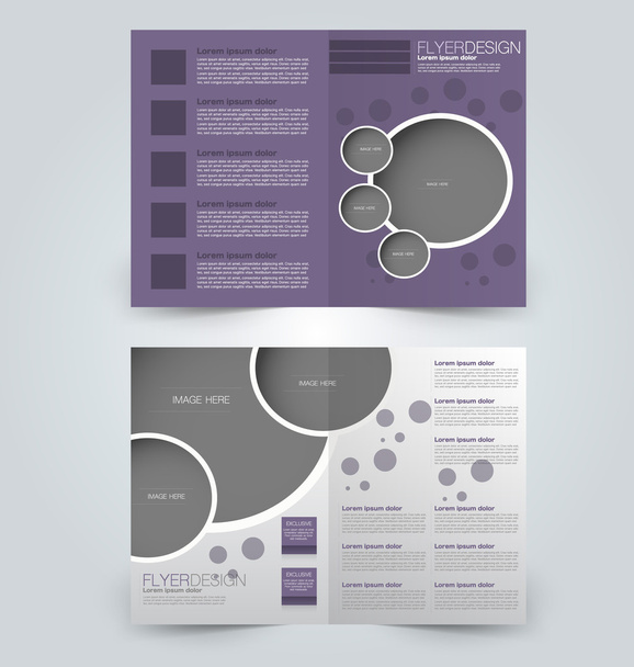 Abstract flyer design background. Brochure template - Διάνυσμα, εικόνα