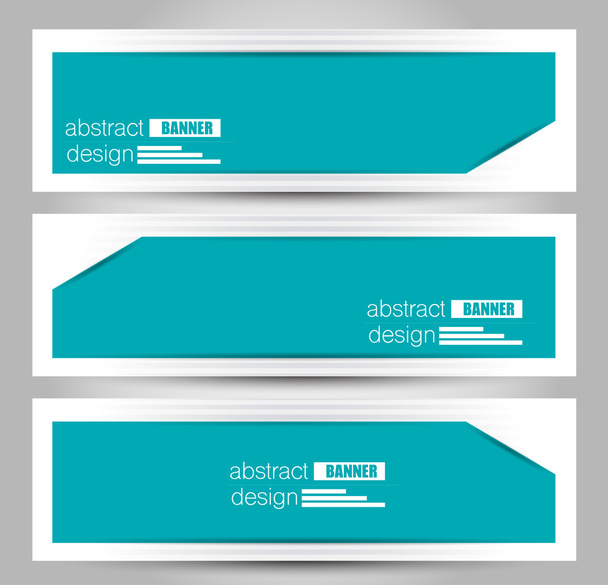 Banner template. Abstract background for design,  business, education, advertisement.  - Vector, Image
