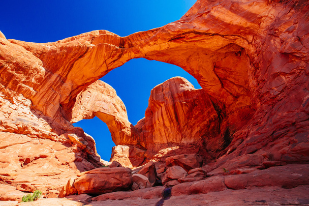 Double Arch in Arches National Park, Utah, USA - Photo, Image