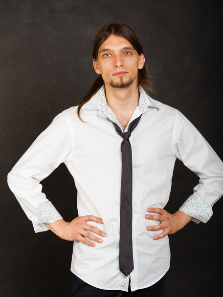 Man in shirt and tie. - Fotó, kép