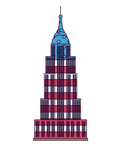 Estados Unidos capitol projeto ícone isolado
 - Vetor, Imagem