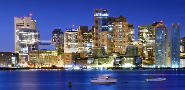 Stadtpanorama von Boston - Foto, Bild