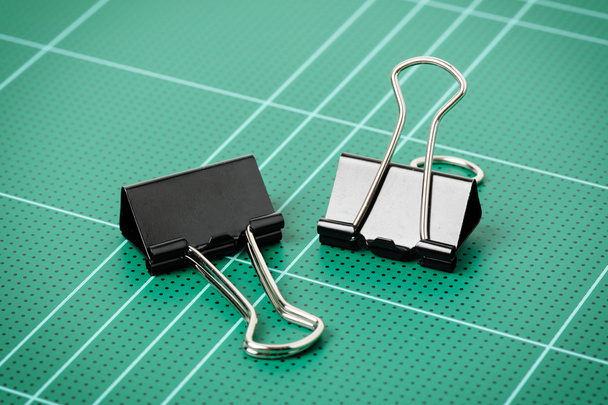 black binder clips - Photo, Image