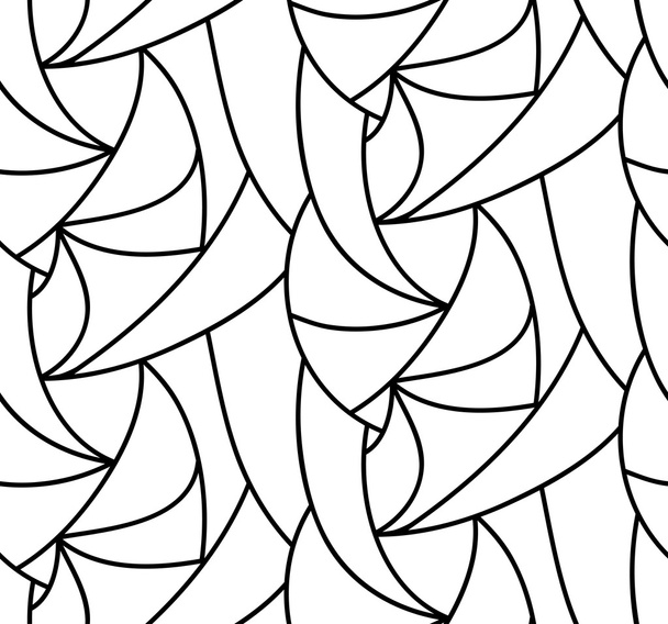 Διάνυσμα floral φόντο σχεδιασμένες γραμμές - Διάνυσμα, εικόνα