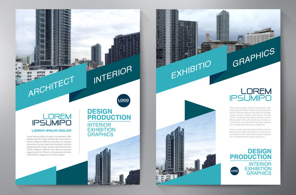 Business brochure flyer design a4 template. - Vector, Image