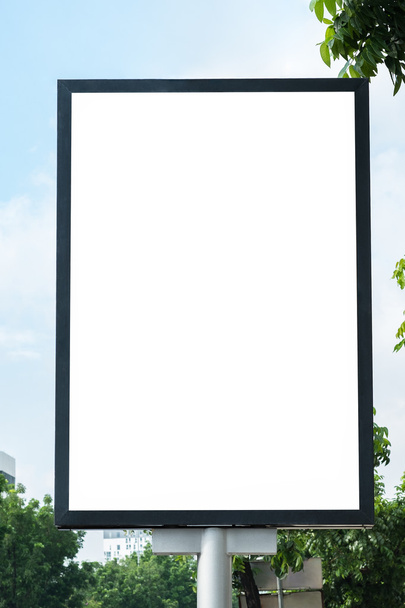 Blank Poster Mockup Template with clipping path - Photo, Image