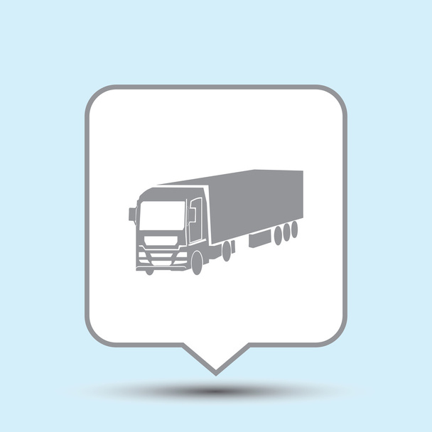 nákladní automobil webové vektorové ikony - Vektor, obrázek