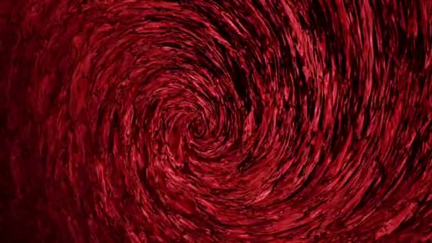 Streszczenie płynącego tła w kolorze czerwonym  - Materiał filmowy, wideo