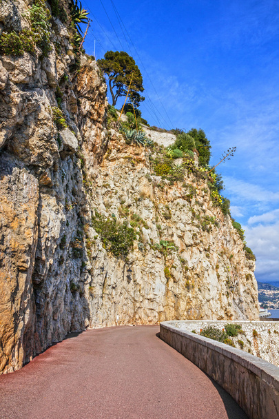 Mountain road, Monaco and Monte Carlo principality - Φωτογραφία, εικόνα