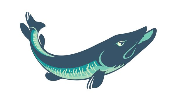 эмблемы рыболовной ловли
 - Вектор,изображение