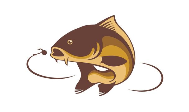 короп риби логотип
 - Вектор, зображення