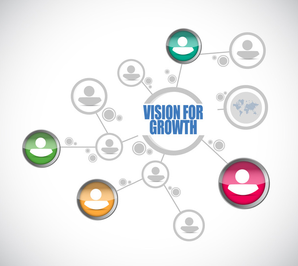 бачення для зростання людей діаграма знак бізнес
 - Фото, зображення