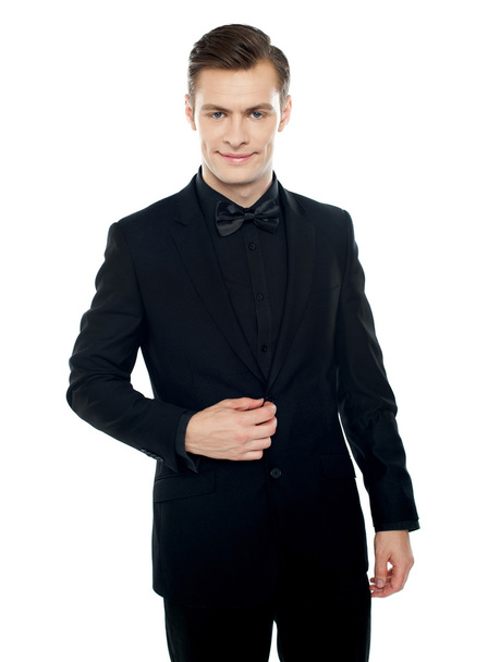 Smiling young man in party wear attire - Foto, afbeelding