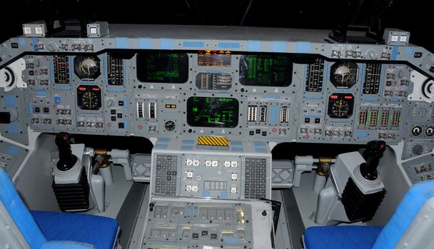 Space-Shuttle-Cockpit - Foto, Bild