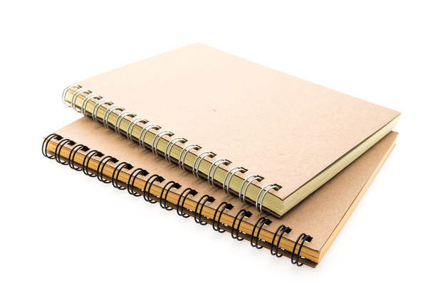 Blank notebook on white - Photo, Image