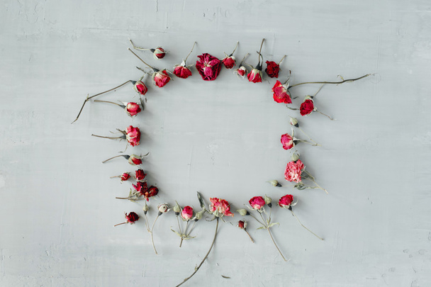 marco plano con rosas rojas
 - Foto, imagen