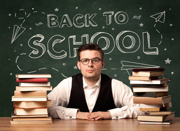 Back to school teacher - Foto, imagen