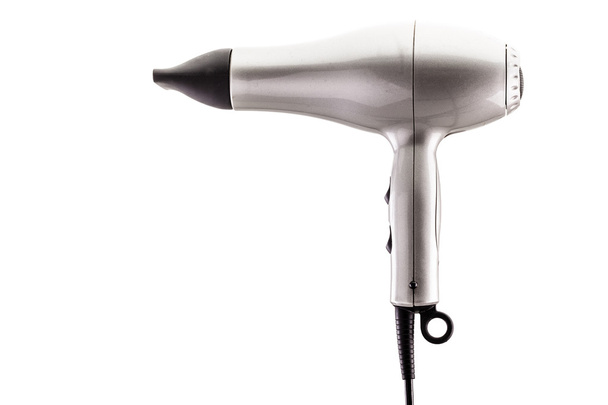Professional hair dryer on white - Zdjęcie, obraz
