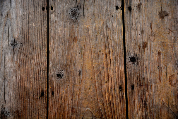Old wooden background. Wooden table or floor. - Photo, Image