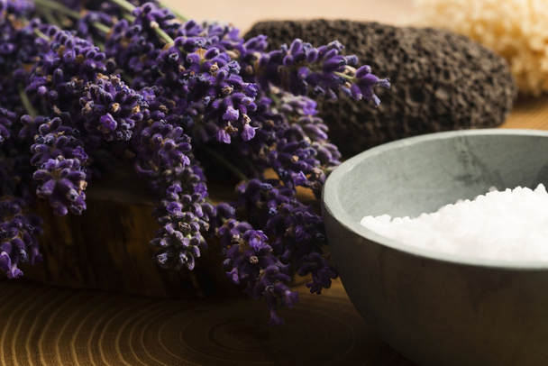 lavender spa items - Fotografie, Obrázek