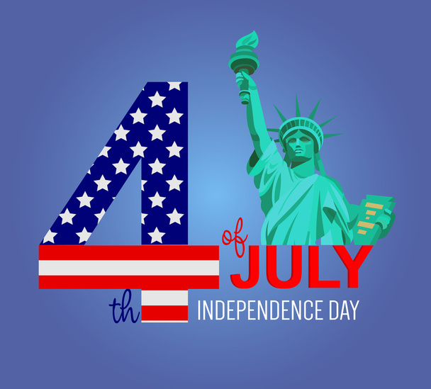 Fourth of July - Vector, Image