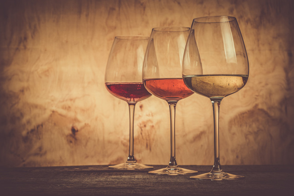 Selection of wine for tasting - Foto, imagen