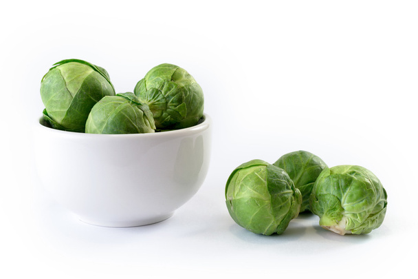 Brussels sprouts in bowl - Fotó, kép