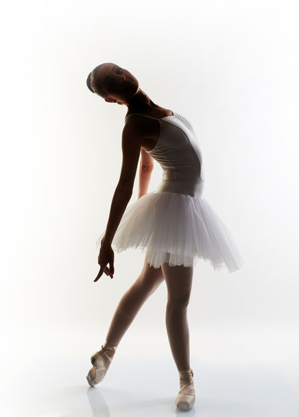 ballerina shot in studio background - Fotoğraf, Görsel