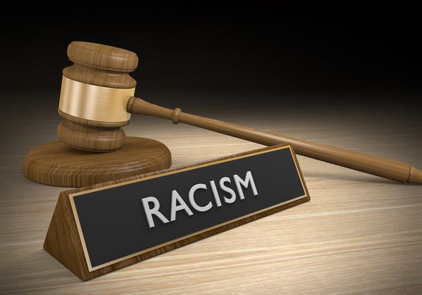 Νομοθεσία κατά του ρατσισμού και των διακρίσεων, ή άλλου είδους προκατάληψη, 3d rendering - Φωτογραφία, εικόνα