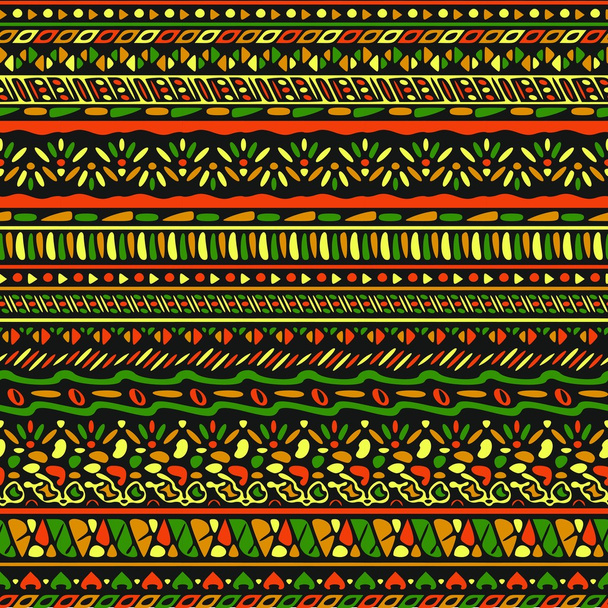 Vector Afrikaanse stijl patroon met tribal motieven.  - Vector, afbeelding