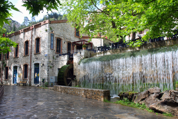 tradycyjny dom, Livádia, Grecja - Zdjęcie, obraz