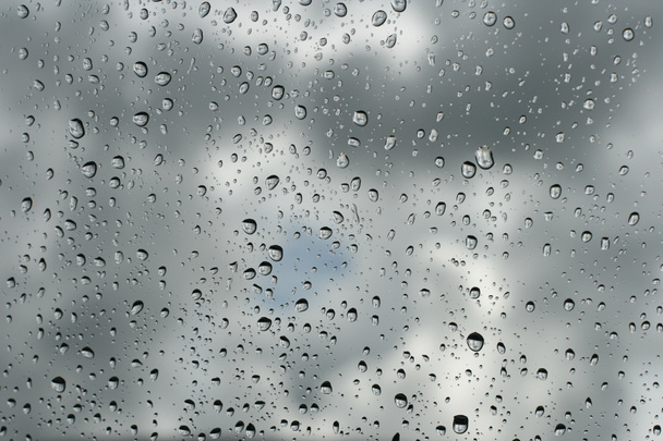 Gotas de lluvia en la ventana - Foto, Imagen