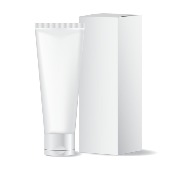 tubes voor cosmetica, handcrème, verpakking - Vector, afbeelding