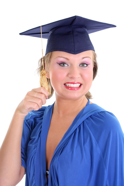 Mujer con gorra de graduación
 - Foto, imagen